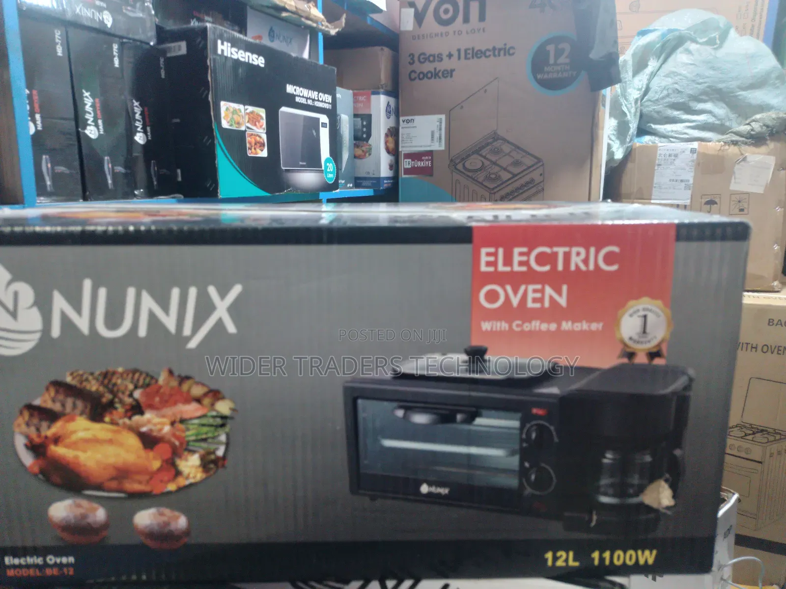 Electronic Oven With Coffee Maker