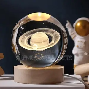 Saturn Planet Design 60mm Crystal Ball Light – Elegant Décor