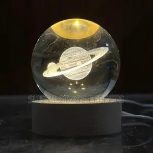 Saturn Planet Design 60mm Crystal Ball Light – Elegant Décor