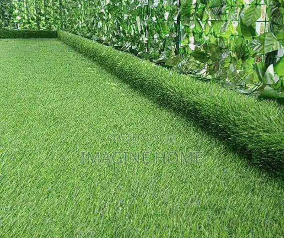 Balcony Grass Carpet With Green Fences Privacy Home Balcony
