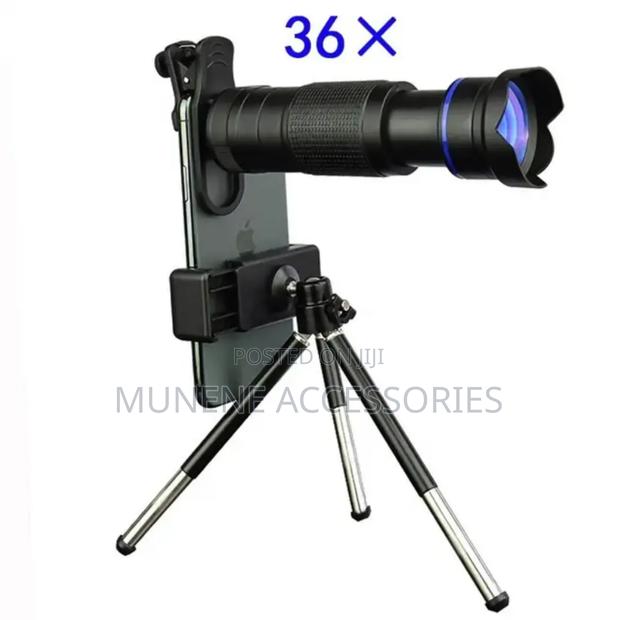 36X Telephoto Phone Zoom Magnifying Lens Phone Holder Tripod