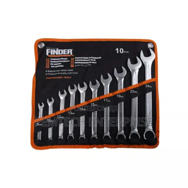 Finder, 12pcs Combination Spanner Set - main view