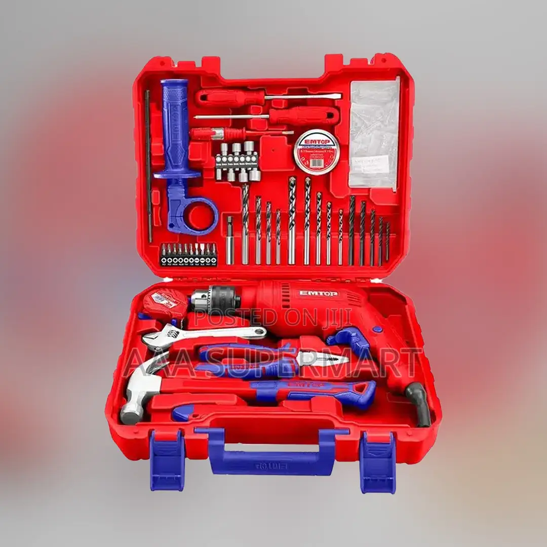 Emtop Eedk12201 122pcs Household Tool Set