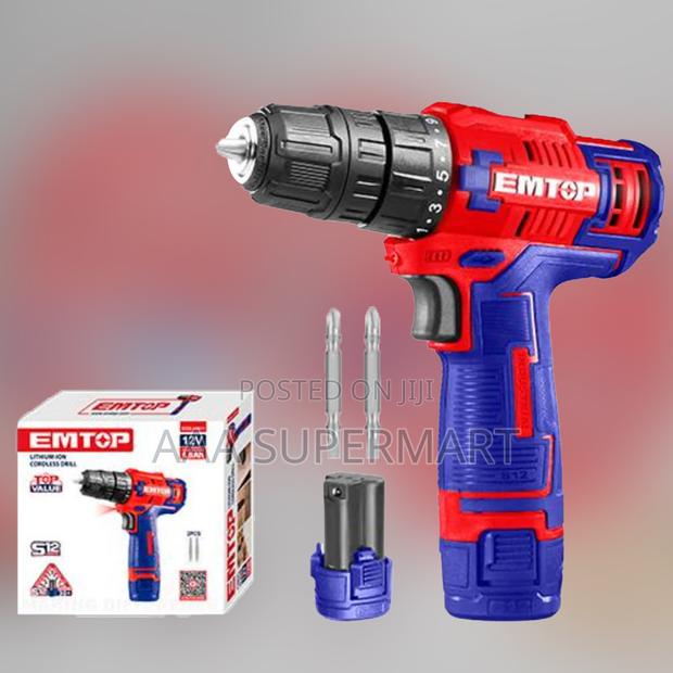 EMTOP Lithium-Ion Cordless Drill
