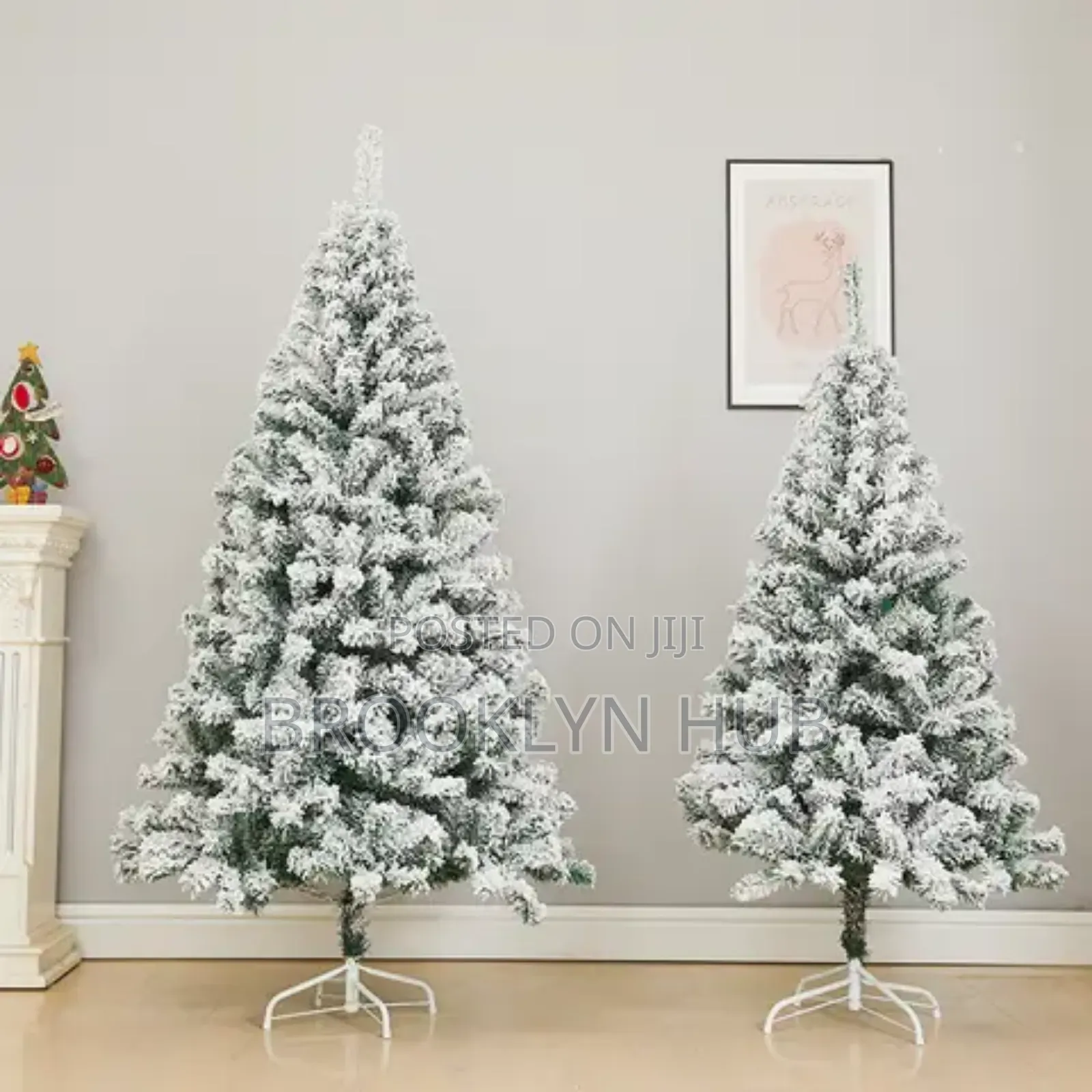 Snowing Christmas Tree *Snow Flocked Christmas Tree 1.5M