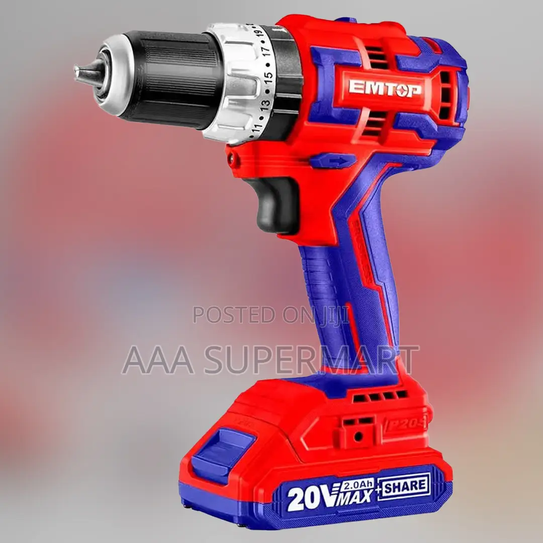 Emtop Ecidl20812 Lithium Ion Brushless Impact Drill