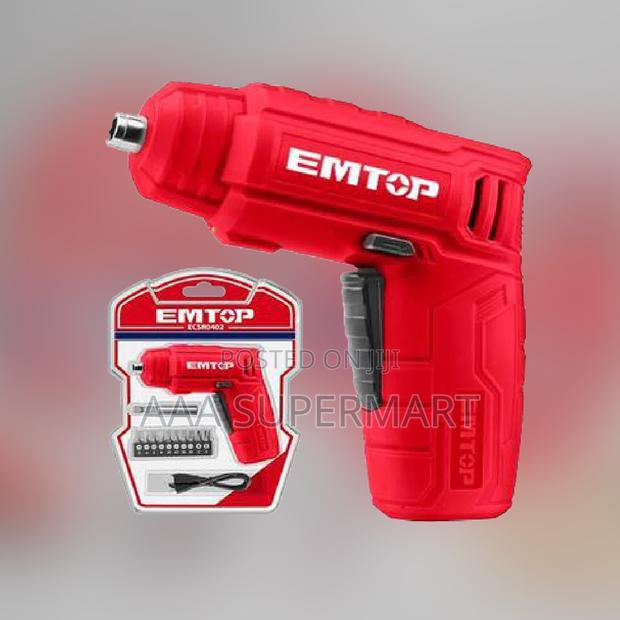 Emtop Ecsr0402 Lithium Ion Cordless Screw Driver