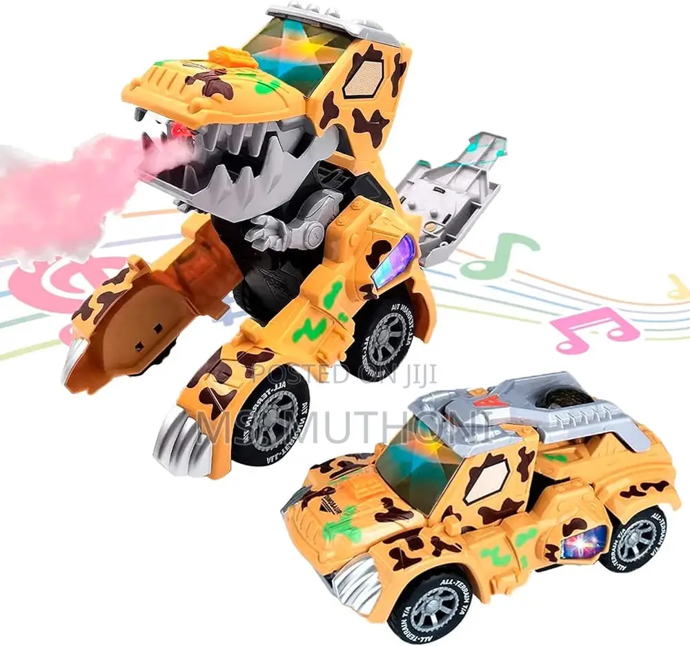 Dinosaur Transformation Car Toy for Kids,