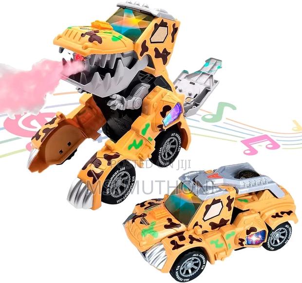 Dinosaur Transformation Car Toy for Kids, - thumbnail 3