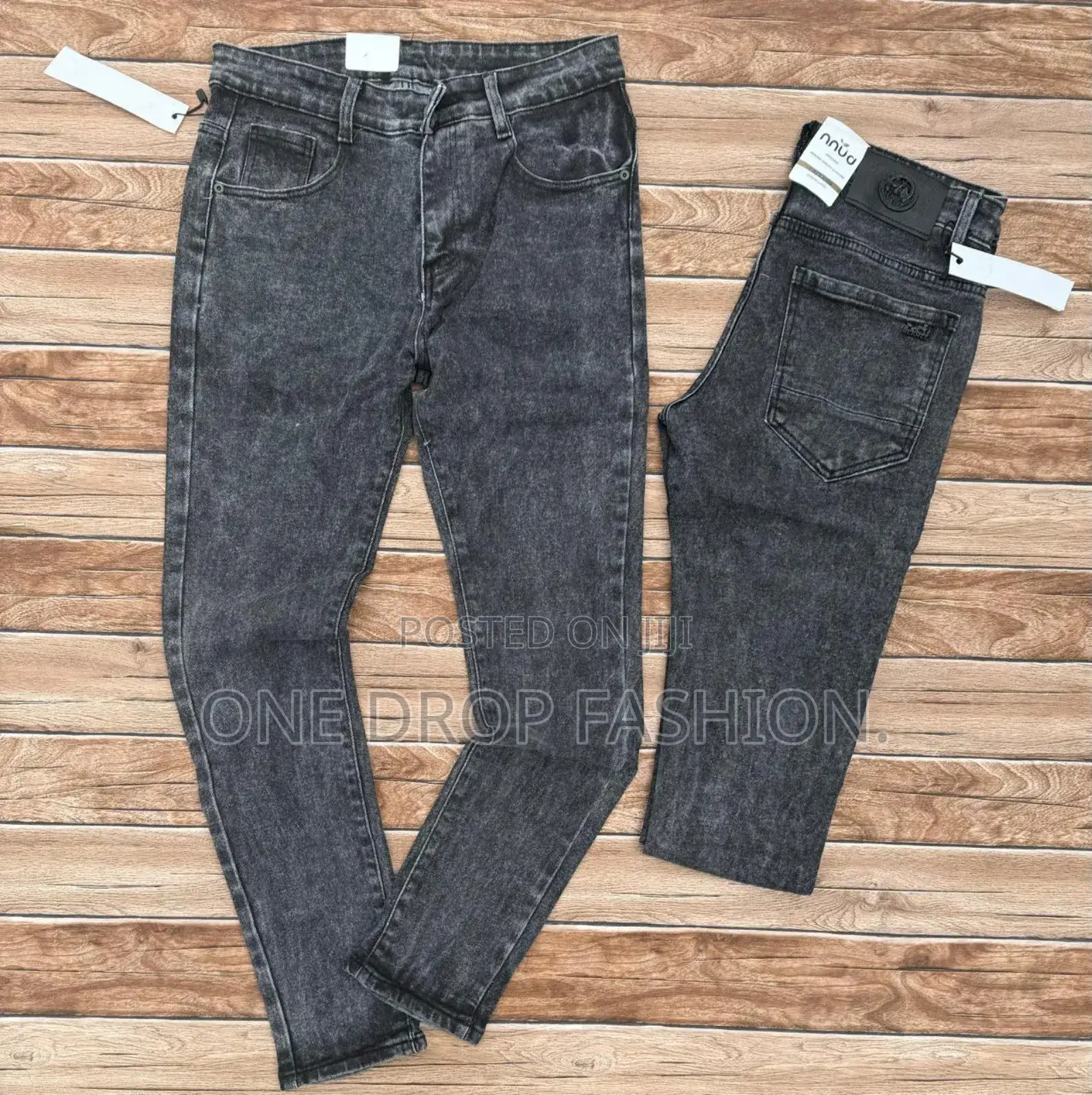Grey Jeans Fitting