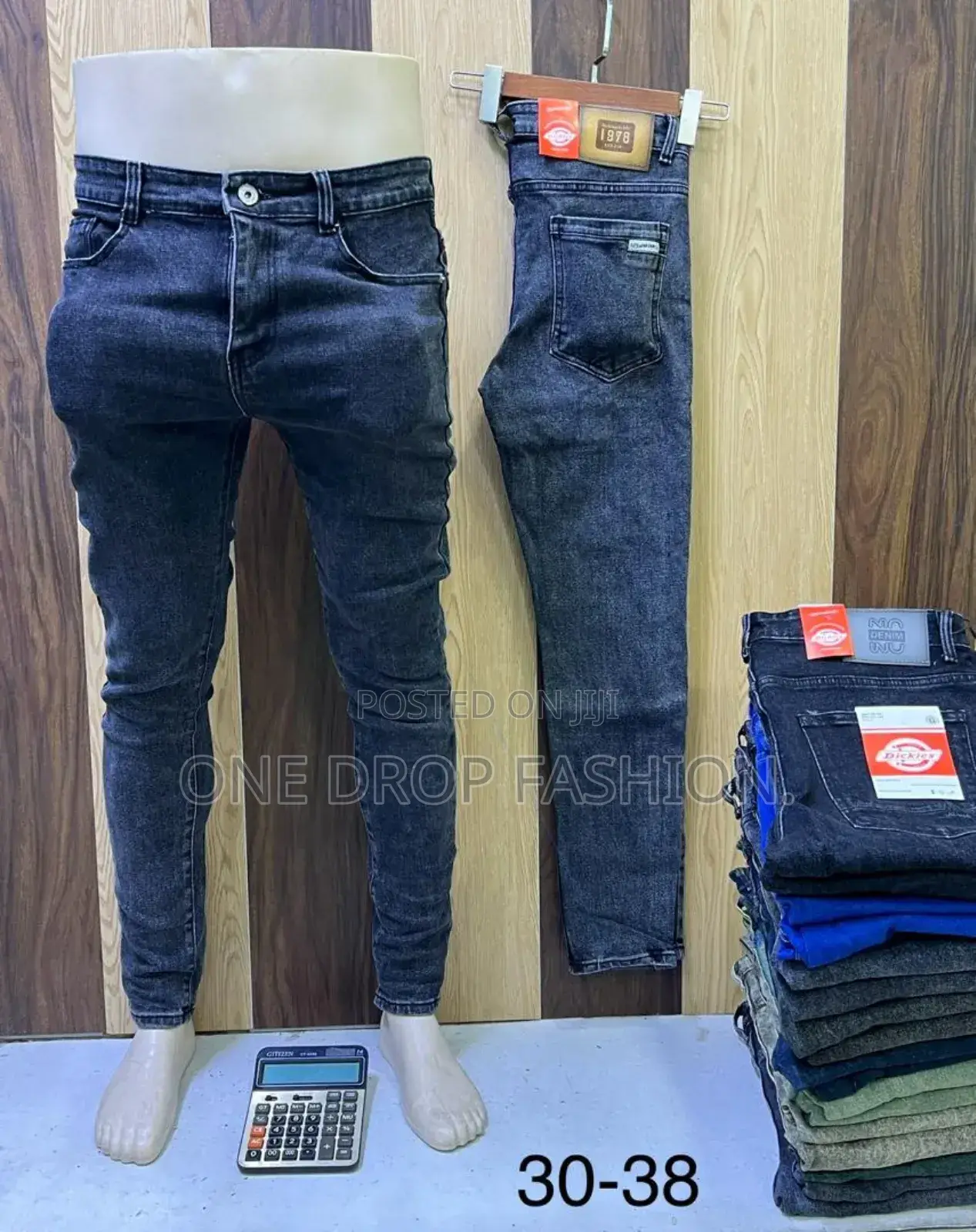 Grey Jeans Fitting