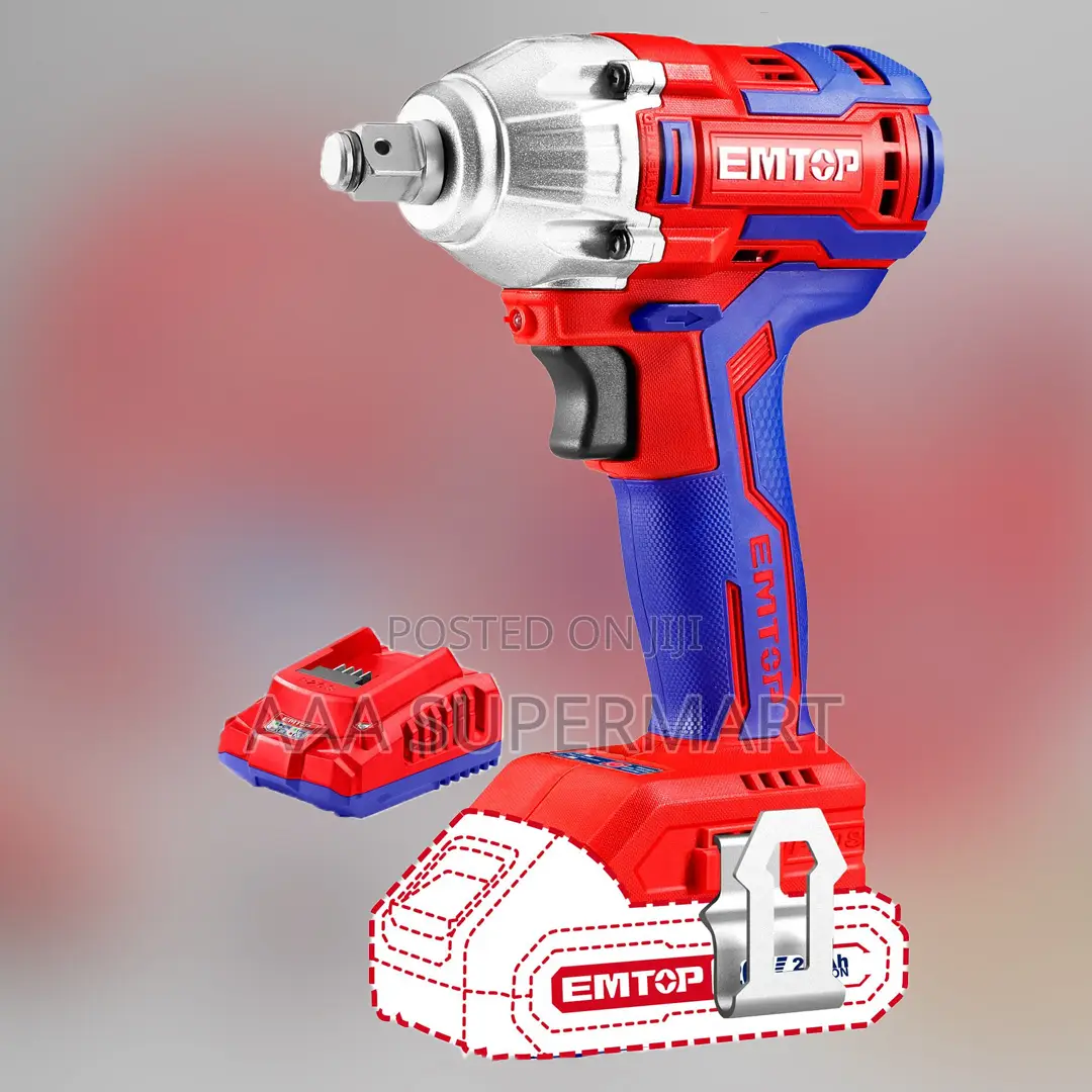Emtop Ecdliw20221 Lithium Ion Impact Wrench