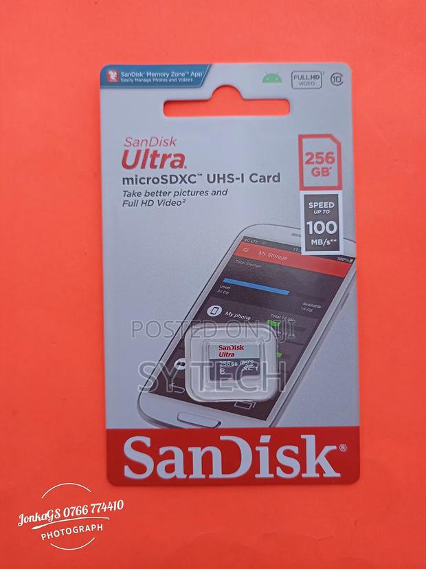 256GB Sandisk Memory Card - thumbnail 2