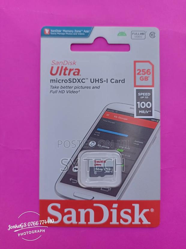 256GB Sandisk Memory Card - thumbnail 4