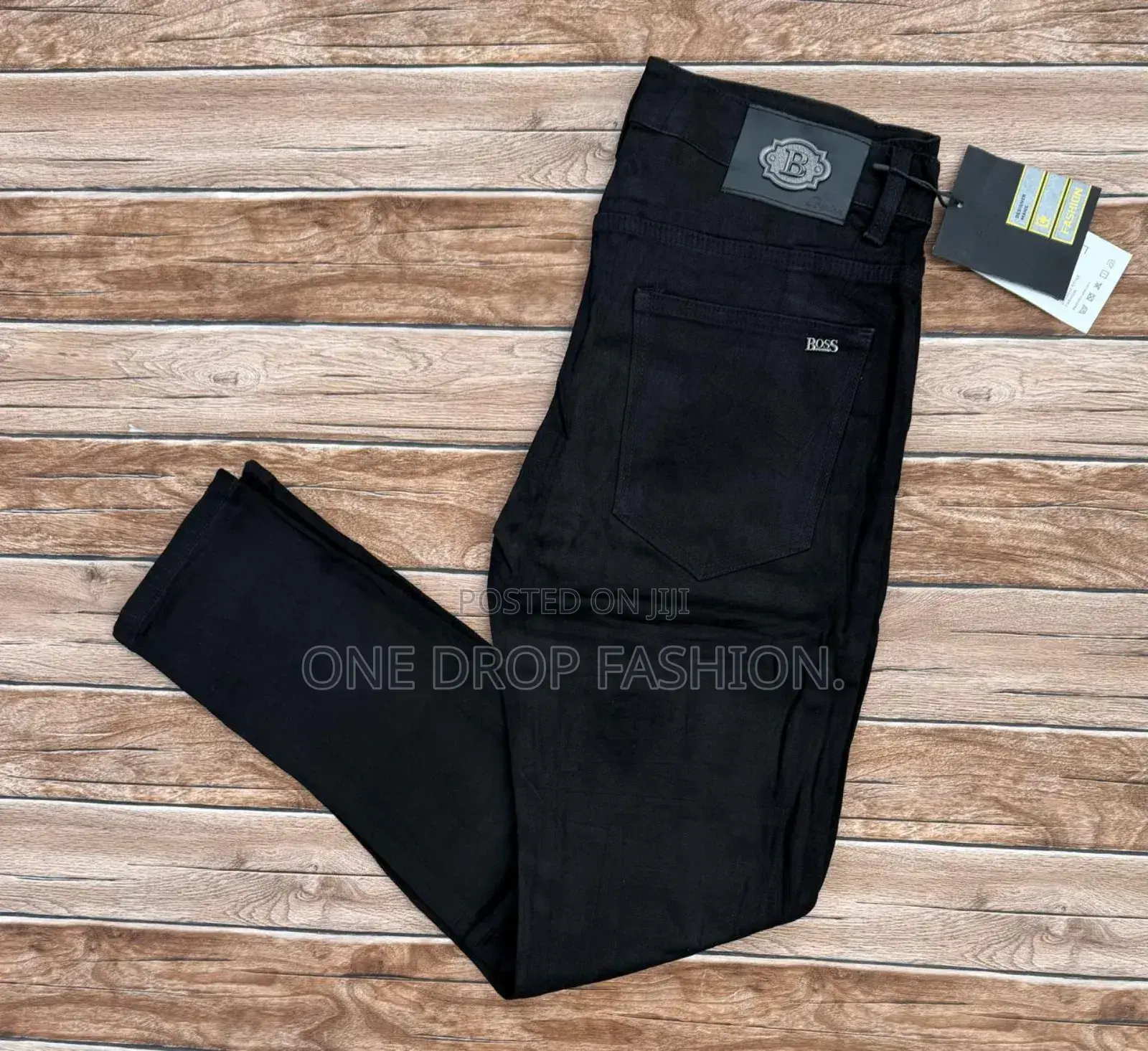Plain Black Jeans