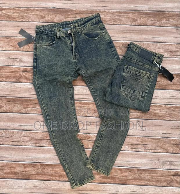 Slim Fit Blue Jeans - thumbnail 2