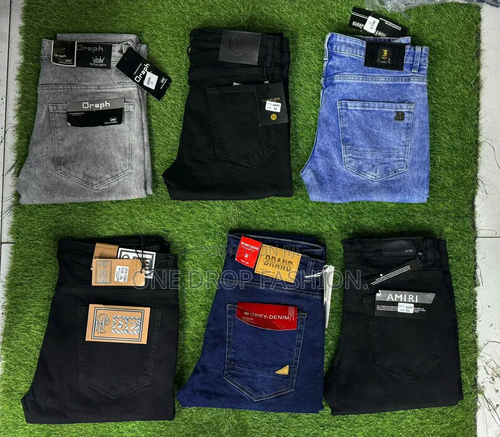 Fashion Men Plain/Fitting Jeans