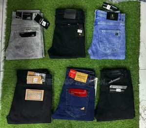 Fashion Men Plain/Fitting Jeans