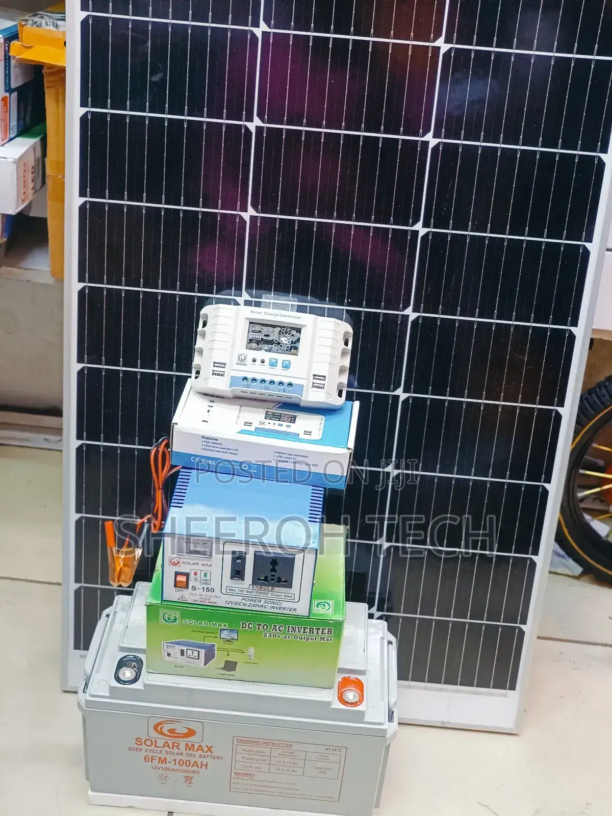 150ah Battery 200watts Solar Panels