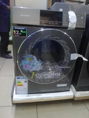 Skyworth 12kg Front Load Washer and 8kg Dryer