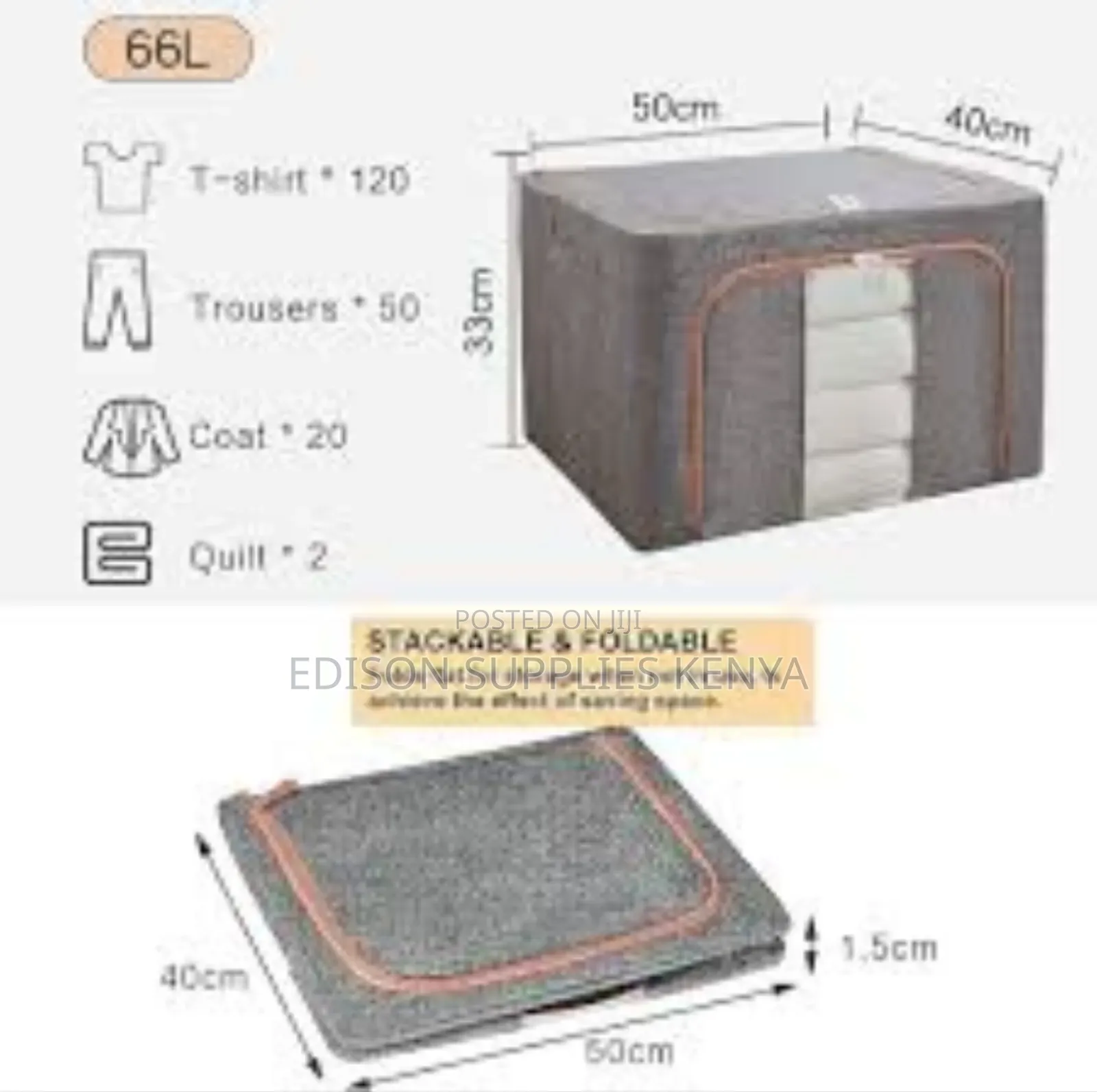 Clothes Storage Organizer Wardrobe Organizer for Blankets