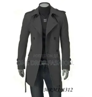 Men Double Breasted Trench Coats