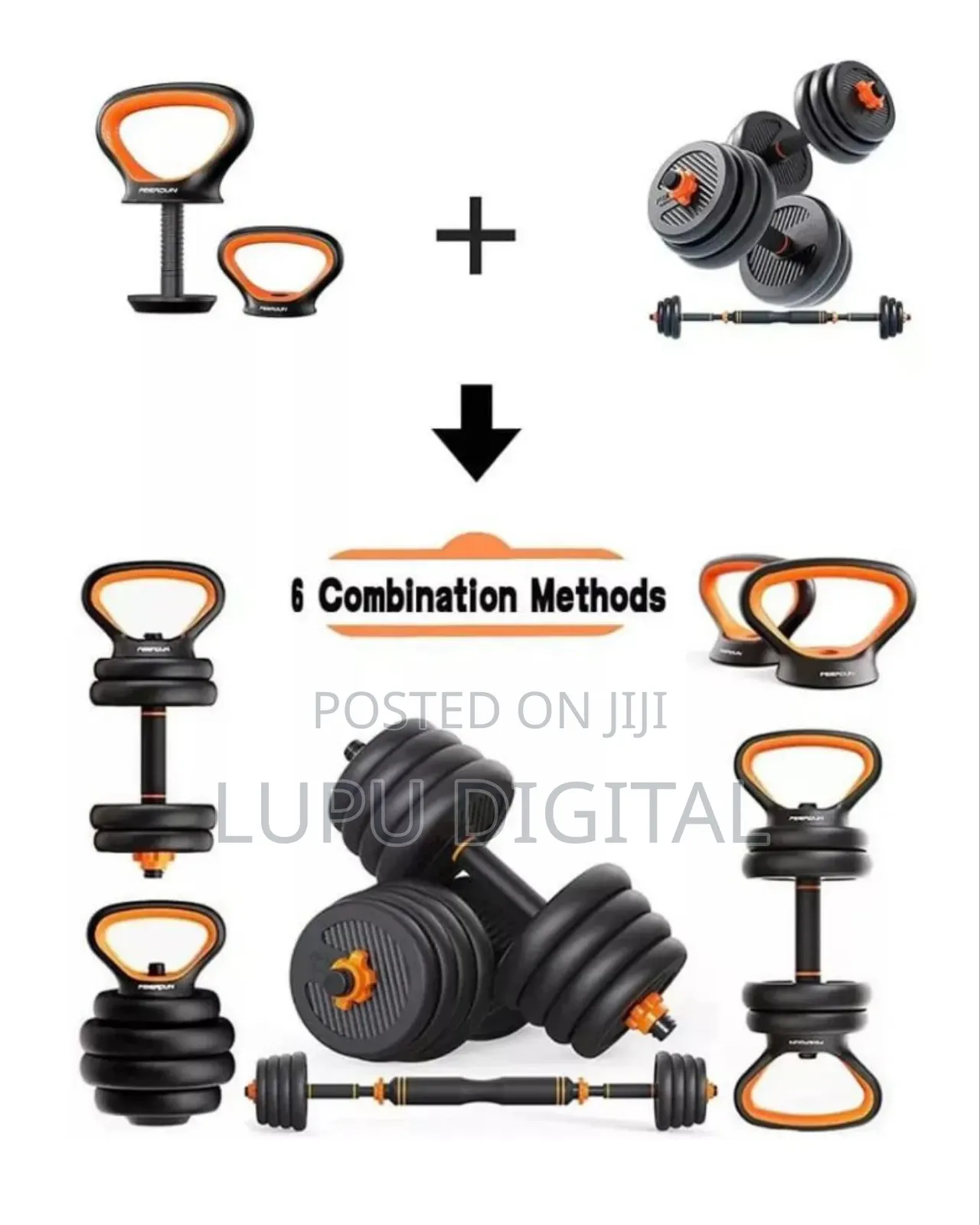 6in1 Adjustable Kettle Bell Weights