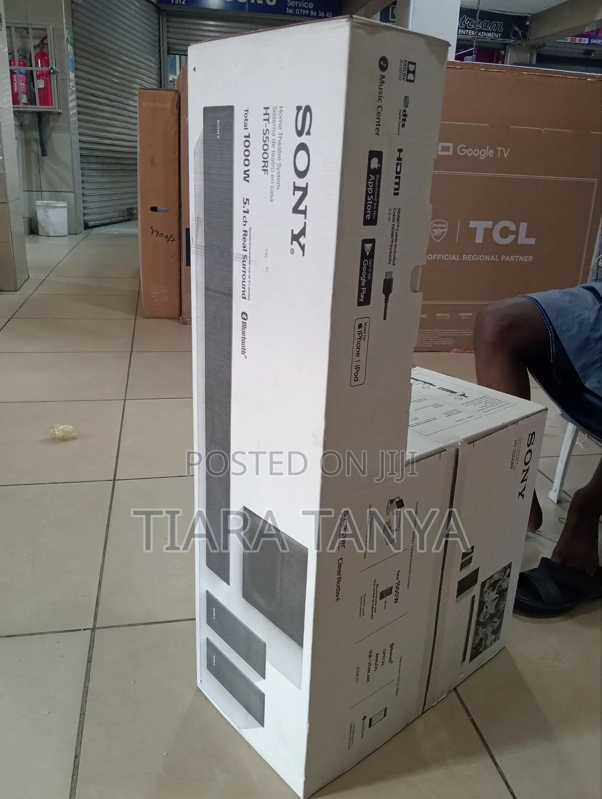 Sony Ht-S500rf 5.1ch With 1000w, Bluetooth, Dolby Sound
