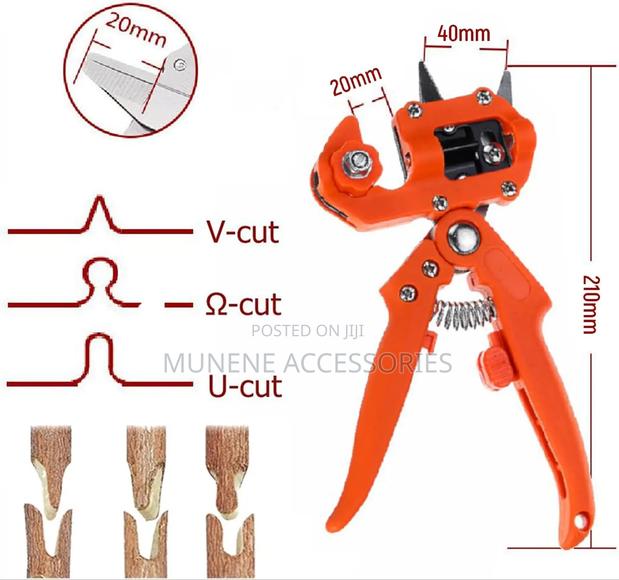 Garden Grafting Tool Tree Pro Prune Shear Snip Cutting Kit - thumbnail 4