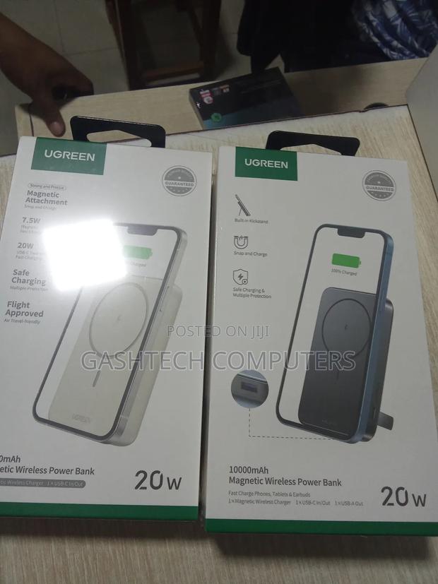 UGREEN 10000mah Magnetic Wireless Power Bank 20WATTS