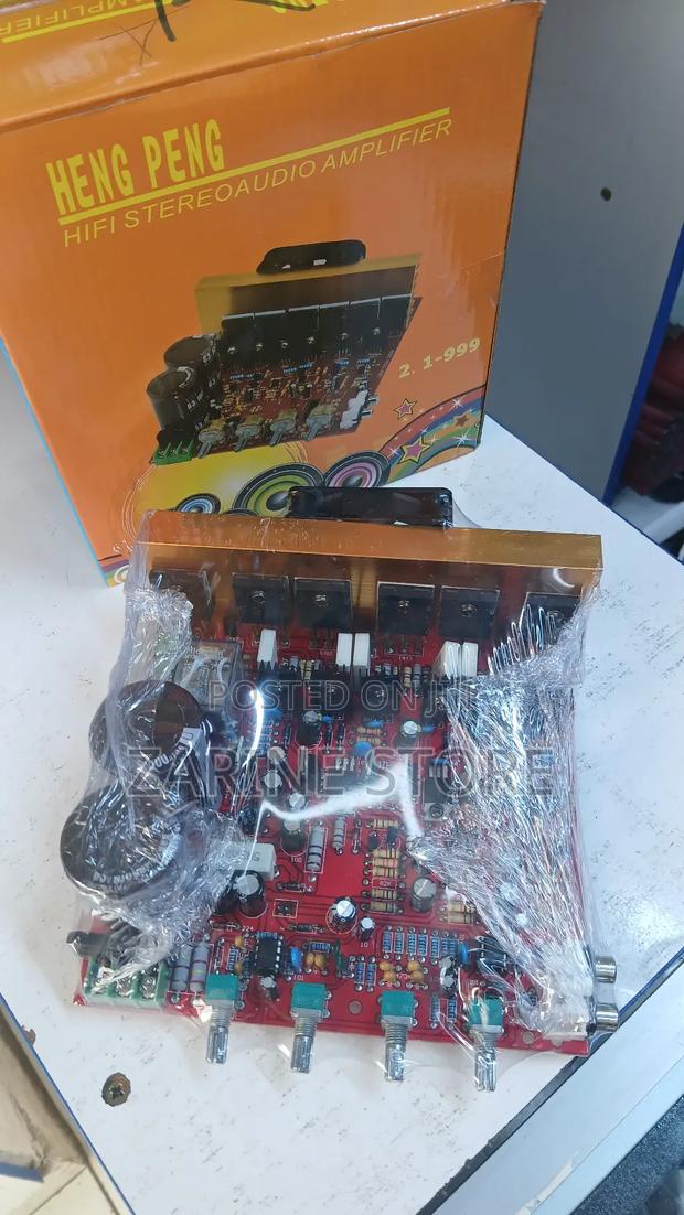 Red Amplifier Board With Relay - main view