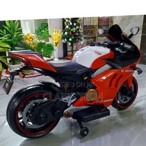 Red Kids Electric Ride on Sport Bike 
- Suitable for Kids