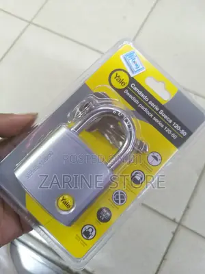 Yale Hardened Steel 50mm Padlock Commercial Residential