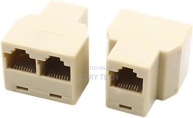 RJ45 Splitter Adapter 1 to 2 Dual Female