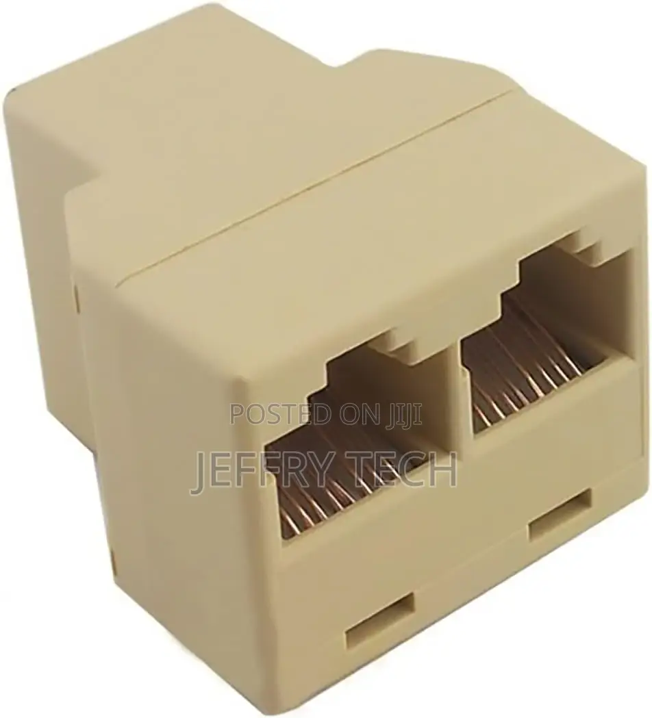 RJ45 Splitter Adapter 1 to 2 Dual Female