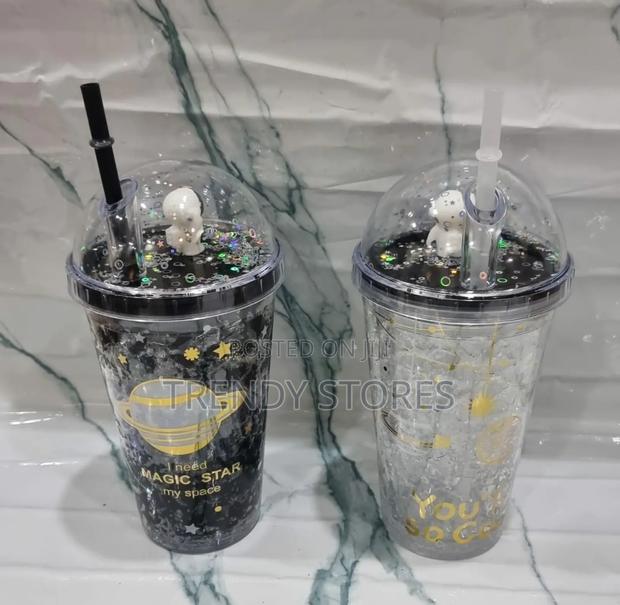 My Space Mug With Straw - main view