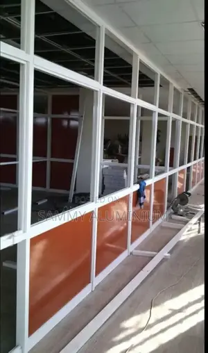 Office Designers With Aluminium and Glass Partition