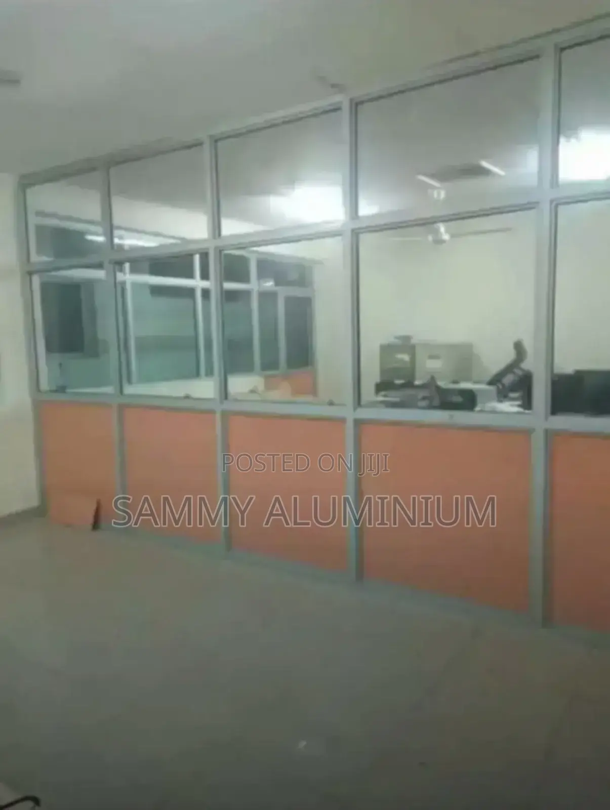 Office Designers With Aluminium and Glass Partition