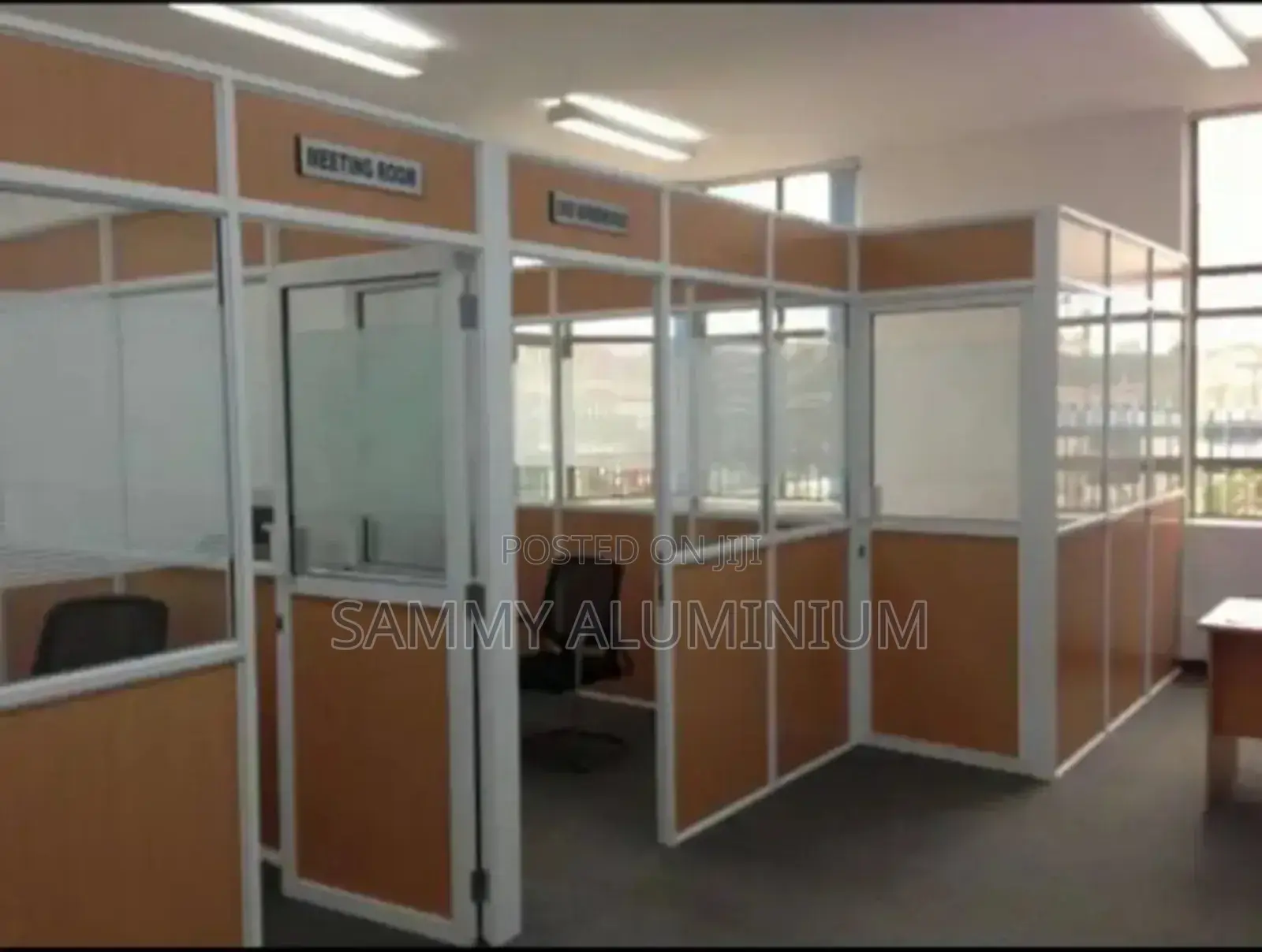 Office Designers With Aluminium and Glass Partition