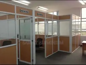 Office Designers With Aluminium and Glass Partition