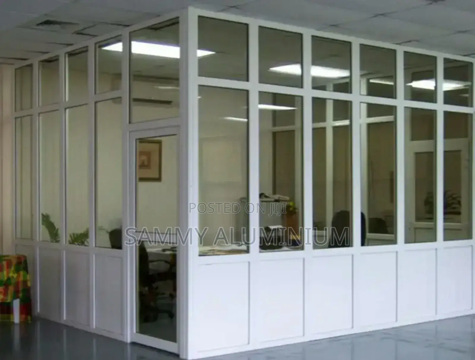 Office Designers With Aluminium and Glass Partition