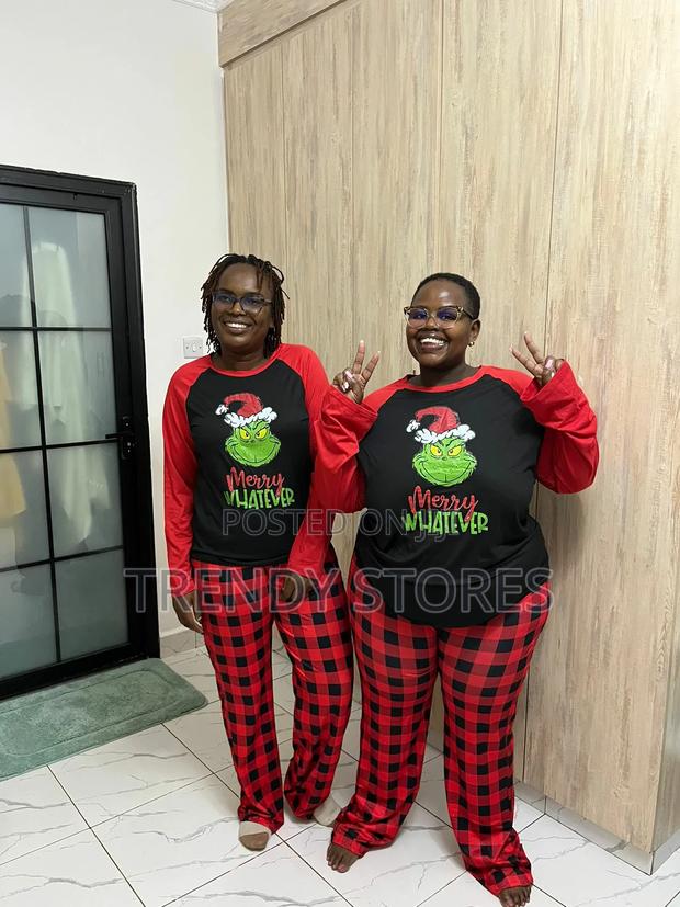 Grinch Themed Christmas Pajamas - thumbnail 3