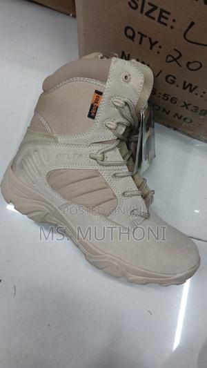 Delta Military Tactical Leather Boot - Brown Sizes 40-45 - thumbnail 2