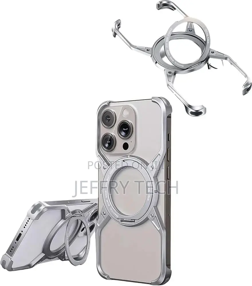 iPhone 15 Pro Max Case, Frameless Metal Design With Heat