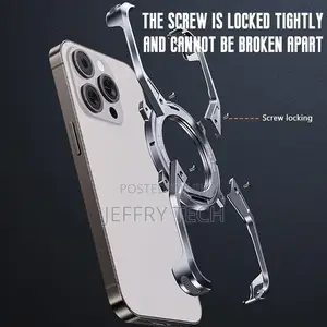 iPhone 15 Pro Max Case, Frameless Metal Design With Heat