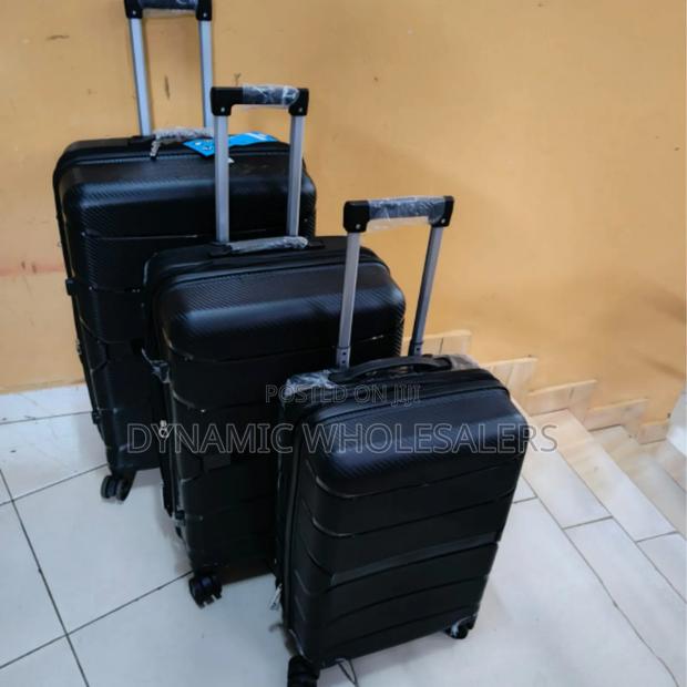 Black Unbreakable Rubber Suitcase - main view