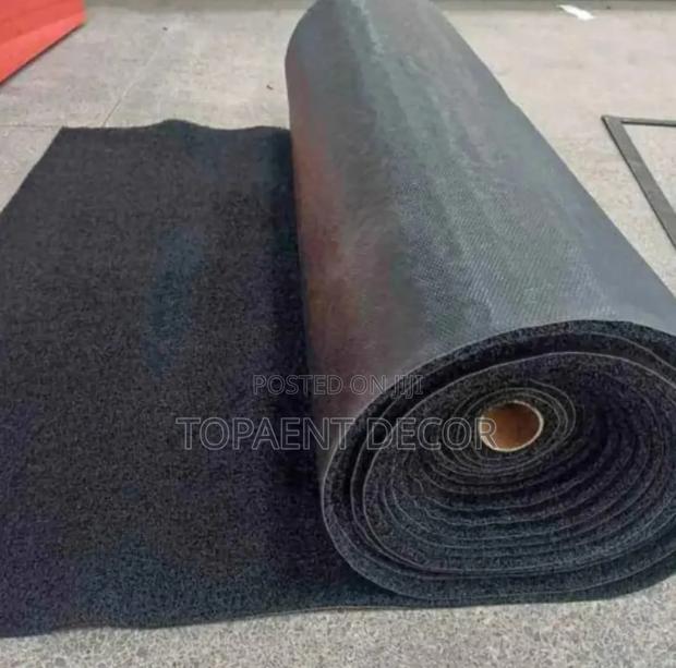 Black Spaghetti With Rubber Backing PVC ANTISLIP MATS - main view
