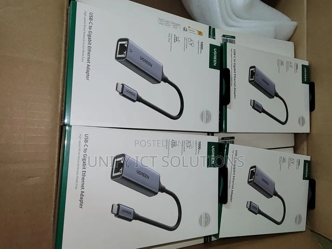UGREEN USB-C 3.1 GEN1 to Gigabit Ethernet Adapter