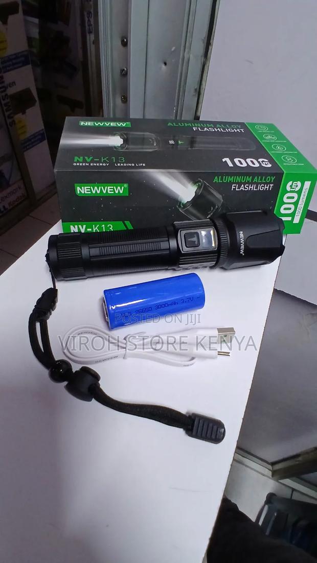 Newvew Torch Aluminium Flashlight With 26650 Battery