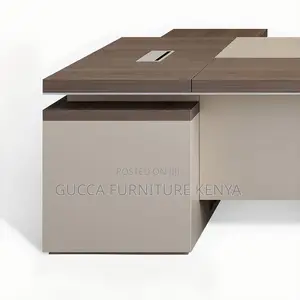 Office Tables:1.6 Meters L-Fashioned Wooden Executive Table